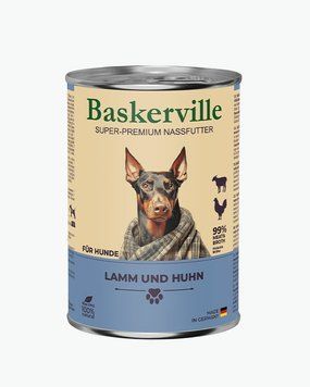 Baskerville Ягня та півень повнораціонний вологий корм суперпреміум класу для собак, 400 г 21529 фото