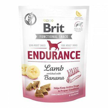 Brit Care Endurance Функціональні ласощі для собак з ягням та бананом 150г 111424/0006 фото
