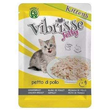 Vibrisse Jelly пауч для кошенят Куряча грудка в желе, 70 г (18 шт/уп) С1018991 фото
