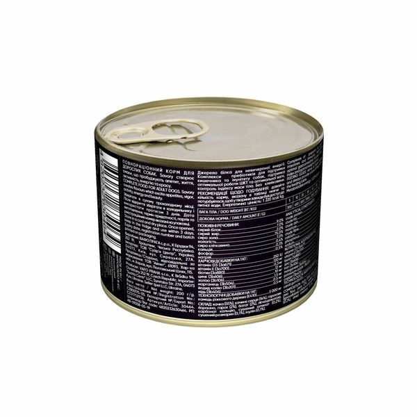 Savory Dog Gourmand Duck Корм вологий паштет для дорослих собак усіх порід з качкою 200 г 30464 фото