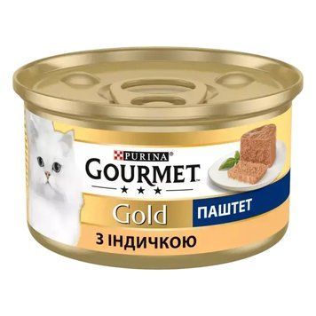 Purina Gourmet Gold Гурме Голд з Індичкою паштет 85г 7613031380992 фото