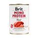 Brit Care Monoprotein Beef вологий конс. корм для собак з яловичиною, 400 г 100831/100057/9766 фото 1