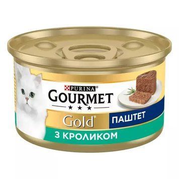 Purina Gourmet Gold Гурме Голд З кроликом, паштет, 85г 7613033728747 фото