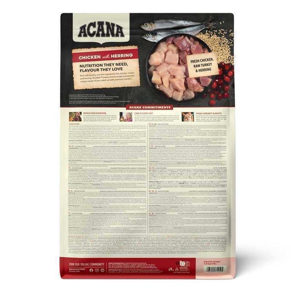 Acana Indoor Entr&eacute;e Сухий корм з куркою, оселедцем і кроликом для котів, уп. 1,8 кг a71450 фото