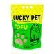 Lucky Pet Наповнювач з Тофу для котячого туалету, аромат гіпоалергенний, 6 л 193062 фото 1