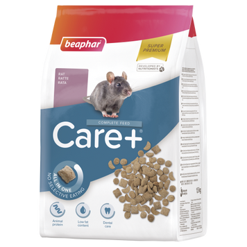 Beaphar CARE+ Rat Повноцінний корм супер-преміум класу для щурів, уп. 700 г 126 фото