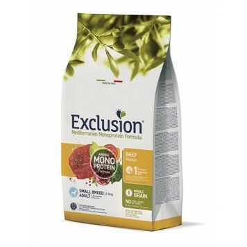 Exclusion Adult Beef Small Breed Сухий корм для дорослих собак малих порід, з яловичиною, уп. 500 г 05160 фото