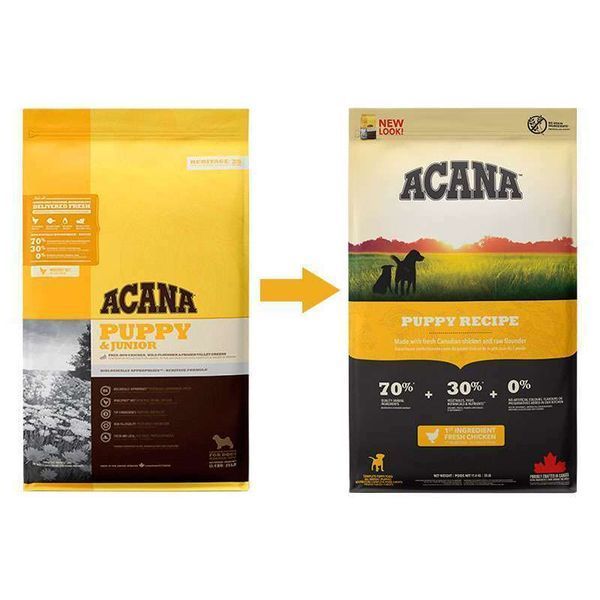 Acana Puppy Recipe Сухий корм з м'ясом курчати для цуценят середніх порід, уп. 2 кг a50020 фото