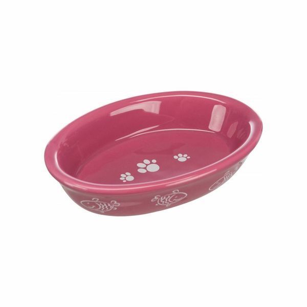 Trixie Миска для котів короткомордих порід овальна керамічна 15х10 см 200 мл 24495 фото