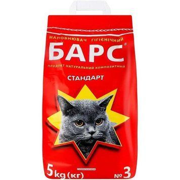 Барс N%3 Стандарт Наповнювач бентонітовий з ароматизатором Лаванда 5 кг 102520 фото
