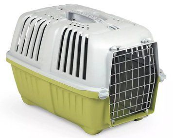MPS PRATIKO 1 METAL Light Green Переноска (cвітло-зелений) 48*31.5*33 h, вага твар. 12кг. PR 1 MЕТ ЗЕЛЕНИЙ фото