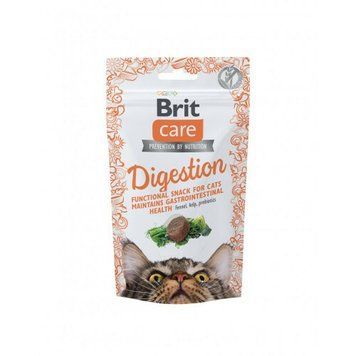 Brit Care Functional Snack Digestion Функціональні ласощі Снек Дайджесчен з тунцем д/котів 50г 111902 фото