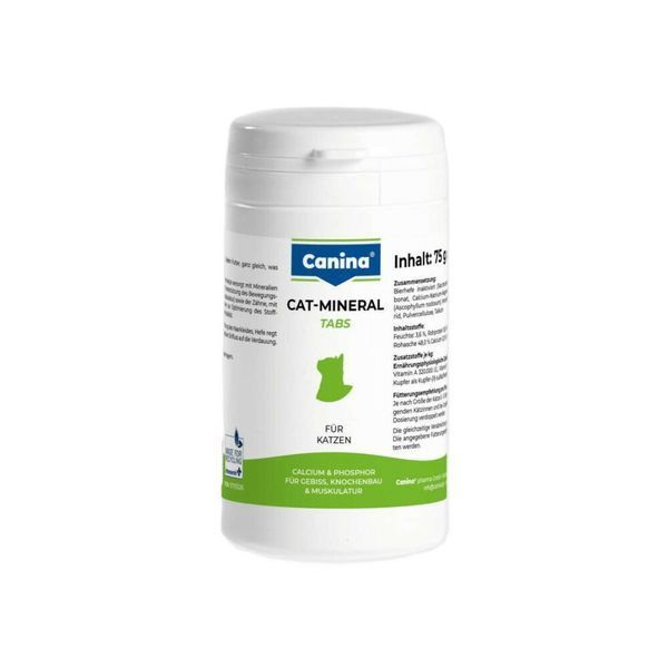 Canina Cat-Mineral Tabs Вітамінно-мінеральний комплекс для котів 75 г 150 табл. 220922 AD фото