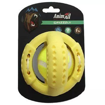 AnimAll AGrizZzly іграшка Тенісний м'яч S, жовтий 141 319 фото