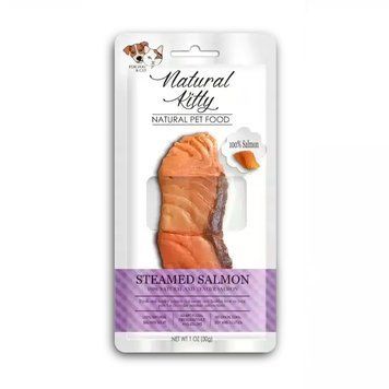 Natural Kitty Steamed Salmon ласощі для котів та собак у вигляді шматочків Лосося на пару, 30 г UNK20201 фото