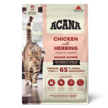 Acana Indoor Entr&eacute;e Сухий корм з куркою, оселедцем і кроликом для котів, уп. 340 г a71448 фото